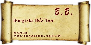 Bergida Bíbor névjegykártya